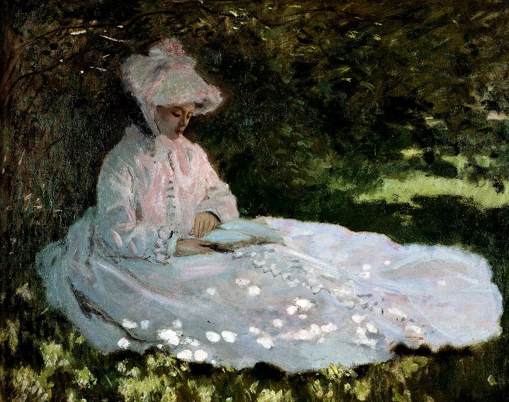 Claude Monet A Woman Reading